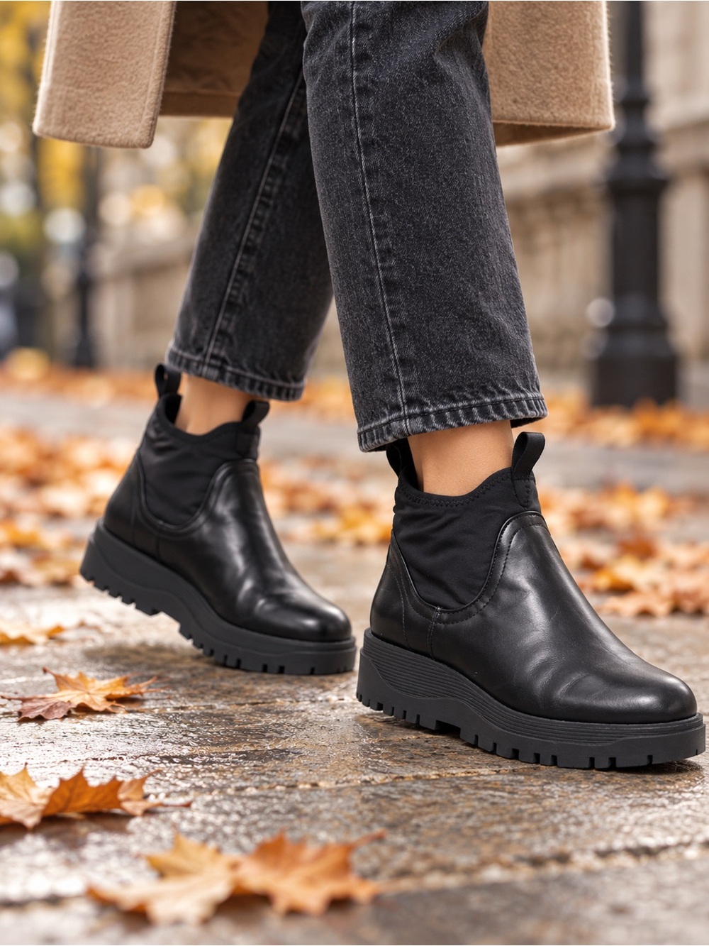 Circus by Sam Edelman Sz 9.5 Reana Ankle Chunky Bootie -Women's  BlacK